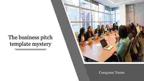 business pitch template-The business pitch template mystery-Gray